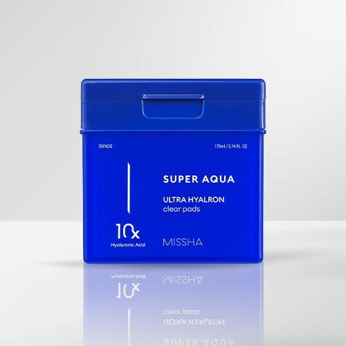 Super Aqua Ultra Hyalron Clear Pads 170ml/70pads - Elure