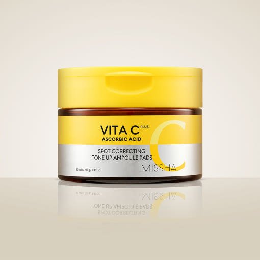 Vita C Plus Spot Correcting Tone Up Ampoule Pads 210g/80pads - Elure